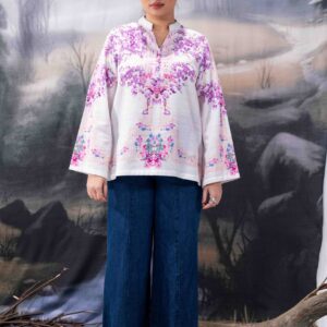 Hazrin Cotton Fusion Top | Stylish Western Dress BD